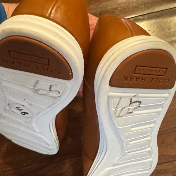 Cole Haan Grand OS- Women’s Tan Leather & Suede Loafers - Picture 9 of 16